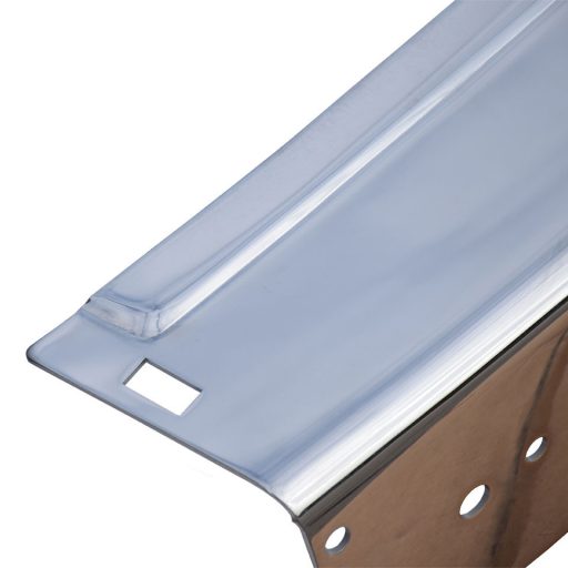 Lökhárító elsö T25 05/79-08/92 Króm, gumicsíkkal, 2,3mm vastag, BBT