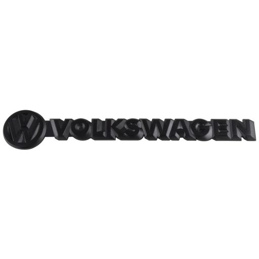 VOLKSWAGEN felirat, T25/T3 05/79-07/92, original VW, Fekete