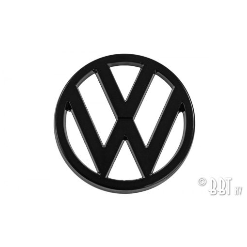 Embléma, VW, fekete T25 05/79-07/87  95mm (Original) VW Golf/Jetta 	1.1-1.8 (incl. D) 	04/74-02/84 (nem tartalmazza a rögzítö klipszet!!) Használd hozzá a 2x 0410-9-et!!! 