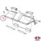 Elsö fütésventillátor doboz klipsz, db., T25/T3 05/79-07/92, Golf/Jetta 04/74-12/92