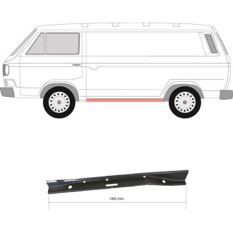   Belsö Küszöb, jobb T25/T3 05/79-07/92, 2mm falvastagság, Klokkerholm Minöség