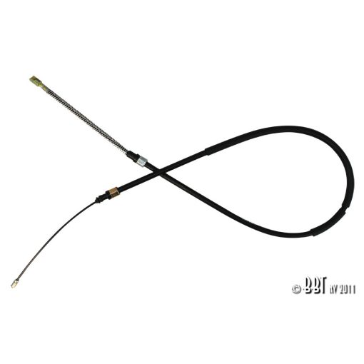 Kézifékkötél, hátsó, T25 02/85-08/90, bal, 14" Syncro