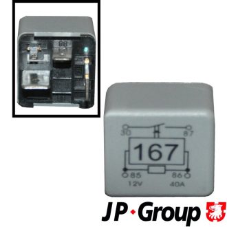   Relé, üzemanyag pumpa,   VW Golf/Jetta  1.6-1.8 (incl. D)  08/83-12/92