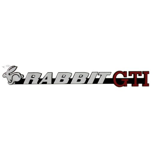 Hátsó felirat, Rabbit GTI, Golf Mk1 (1975-1983)