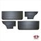 Ajtókárpit 4 részes;   VW Golf 1.1-1.8 (incl. D) 07/77-02/84   fekete
