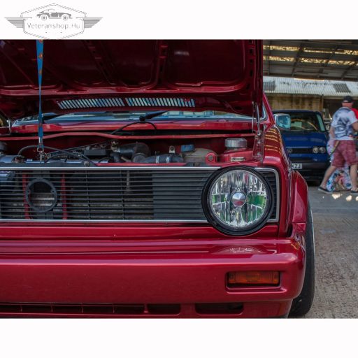 Első hűtőrács 4 darabos díszléc szett, króm, Gyári minőség, Golf Mk1 (1975-1983), Caddy Mk1 (1983-1992), Golf Mk1 Cabriolet (1979-1987)