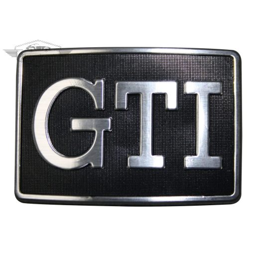 GTI oldalsó plakett, 