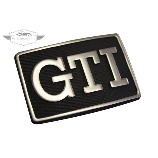 GTI oldalsó plakett, 