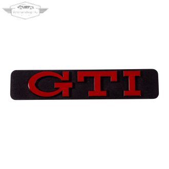 Oldalsó GTI embléma, fekete/piros