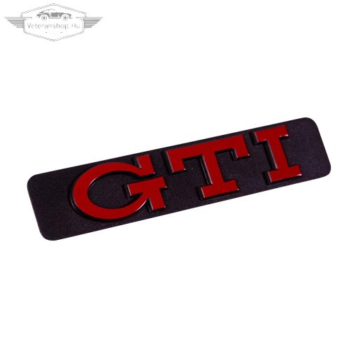 Oldalsó GTI embléma, fekete/piros