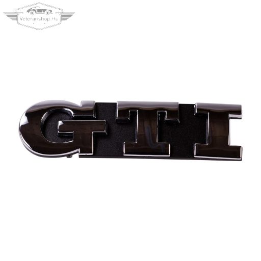 GTI plakett, hűtőrácsra, króm