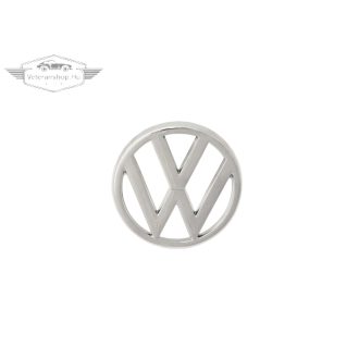   Első VW embléma, króm, 95mm, T25/T3 (1980-1991), Golf Mk1 (1975-1983), Caddy Mk1 (1983-1992)