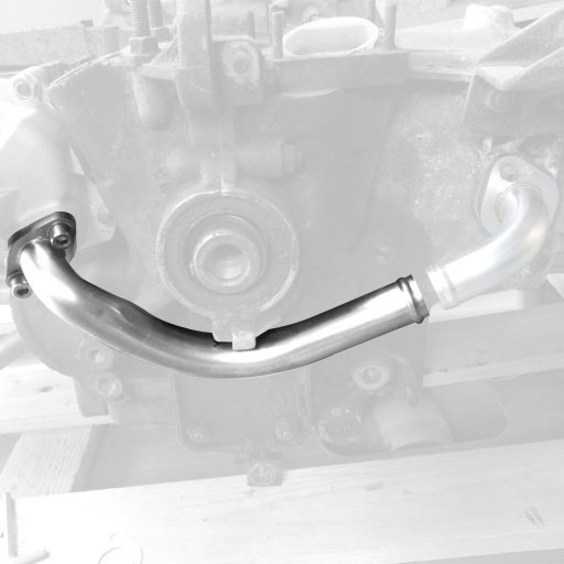 Vízcsö pumpától a tárcsa mögött T25 1900cc/2100cc (rozsdamentes)