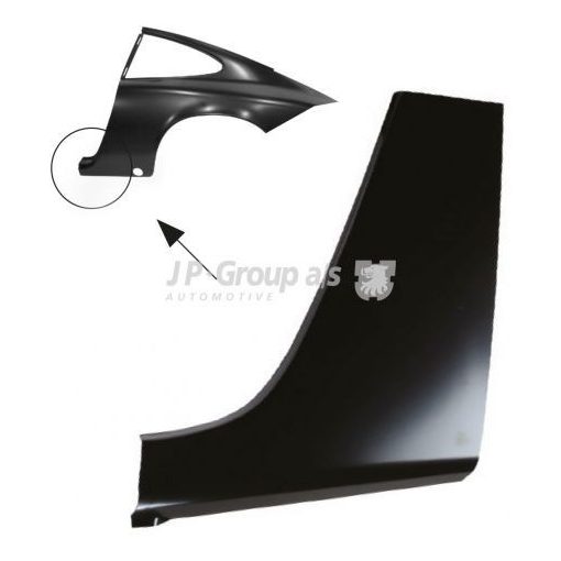 Javítópanel alsó negyed panelhez, elöl, bal, Porsche 911  2.0-3.3  10/64-07/89