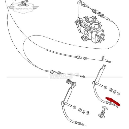 Gáz pedál gumi, Golf Mk1