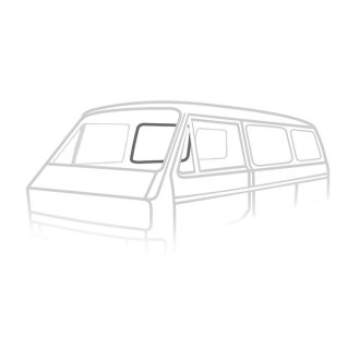   Tolóajtó ablak tömítés T25 08/84-08/92 Deluxe, müanyag feszítös, Német Minöség