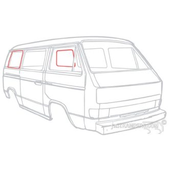   Hátsó oldalablak tömítés T25 05/79-08/92 bal/jobb, Német Minöség