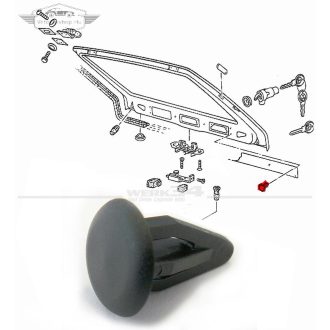   Kárpit/burkolat klipsz, (univerzális), hátsó takaró panel, Golf Mk1