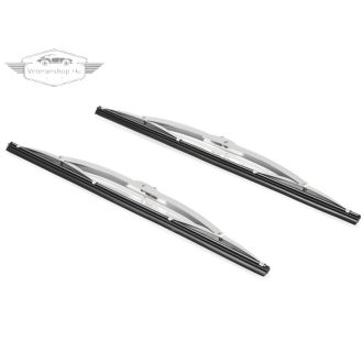   Ablaktörlö lapát, fém, polirozott, Bal/jobb 330mm hosszú (Darabra)