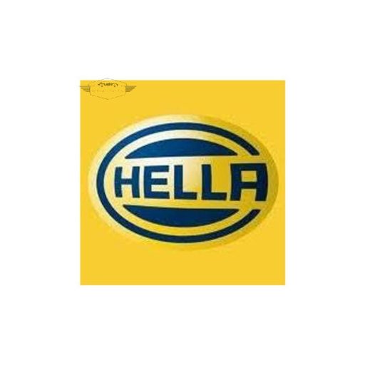 Ködlámpa sárga üveggel, króm, elöl, E jelzéssel, Hella 118