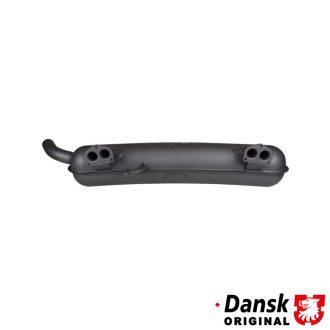   Hátsó kipufogó, 1,5 mm-es aluminizált acél, rozsdamentes acél bemeneti és kimeneti csövek, höálló festék Porsche 912E 2.0 09/75-12/76 