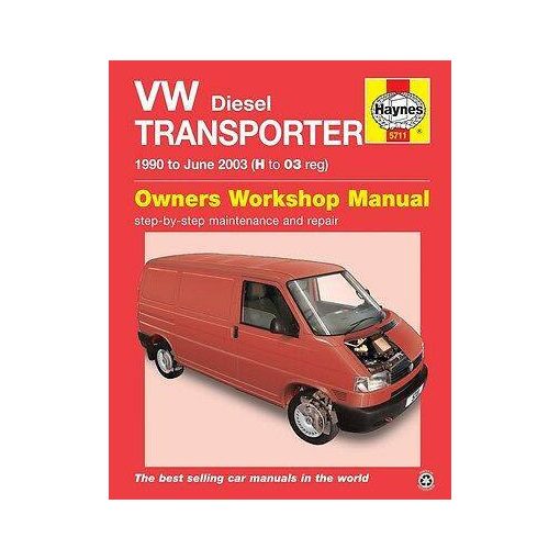 VW Diesel Transporter Haynes javítási könyv 1990-2003 (T4 Transporter)