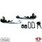 Kilincskészlet, króm, elsö, bal/jobb,  VW Golf/Jetta  1.1-1.8 (incl. D)  08/80-02/84,   VW Golf/Jetta 	1.0-1.8 (incl. D)  08/83-10/91