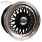Lenso BSX aluminium felni, fekete, 7.5x16, 4x100 PCD, ET25
